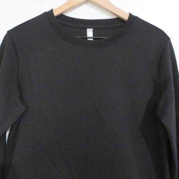 Athleta Womens Sz S Black Gallery Top Layered Style Blouse Layered Sweater - Picture 3 of 5